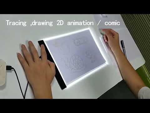 Portable A4 A5 Copy Board Pad LED Light Pad Drawing Tablet