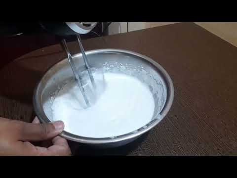 How To Make perfect whipped cream for cake!whipped cream