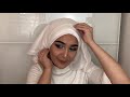 Wedding hijab styles tutorial