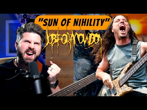 Bass Teacher REACTS: Job For A Cowboy “SUN OF NIHILITY” Has the BUSIEST Bass Lines in Death Metal!