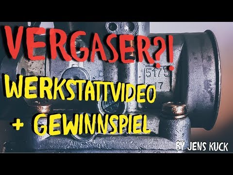 VERGASER?? So reinigst du ihn richtig! Werkstattvideo + Gewinnspielchen - Jens Kuck