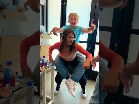 SQUAT😳 #shorts #funny #shortsfeed ft. @kaidoleeroberts429