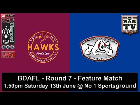 2015 BDAFL | Round 7 | Feature Match | Cardiff v Warners Bay