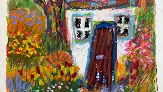 Let’s Colour and Draw This with OIL PASTELS🖍️