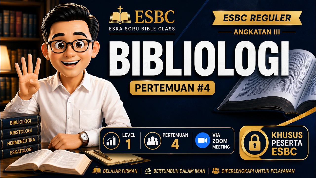 ESBC ANGKATAN  III - BIBIOLOGI - LEVEL #1 (PERTEMUAN 4)