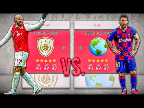 Icon ALL-STARS vs. World ALL-STARS! - FIFA 20 Career Mode