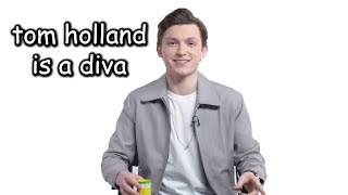 tom holland being a diva for 3 minutes straight