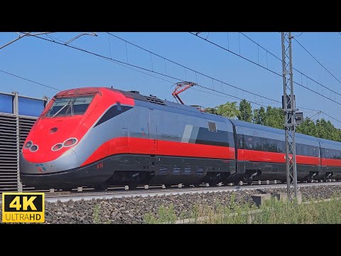 [250 km/h] • Italian High Speed Trains in Action • Treni a/Trainspotting Samoggia • 10. 8. 2025
