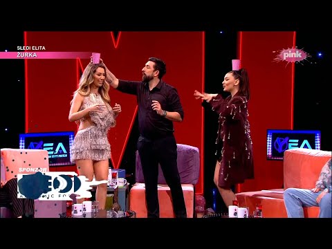 Belly dance challenge - Tea Tairović vs Sanja Vučić (Ami G Show S16)