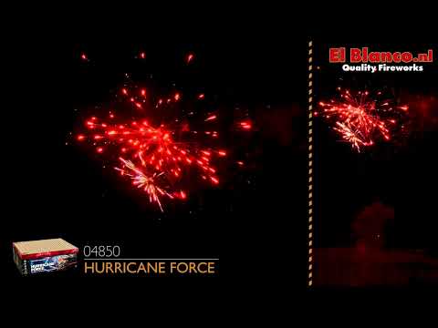 Vuurwerk - Hurricane Force - 04850 | CAT F2 | El Blanco Quality Fireworks