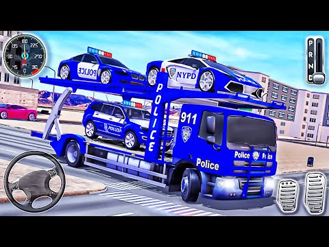 Multi Cars Transport - Real Police Transporter Truck Simulator - Best Android GamePlay