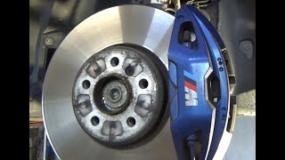 BMW X4 M Sport – Brake Pad Replacement and Brake Service Reset