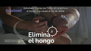 Scholl Trata los hongos en los pies de forma eficaz con Scholmed anuncio