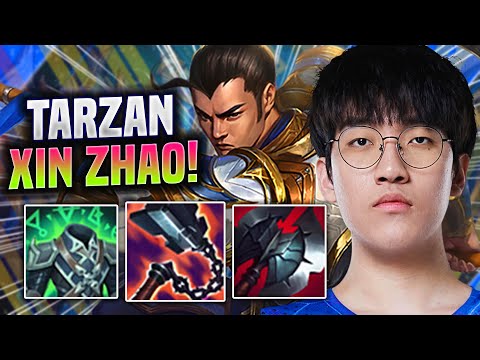 TARZAN IS A BEAST WITH XIN ZHAO! - LNG Tarzan Plays Xin Zhao Jungle vs Nidalee! | Season 2022
