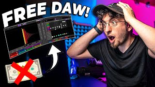I made an INSANE BEAT from scratch using a FREE DAW!! *legit crazy*