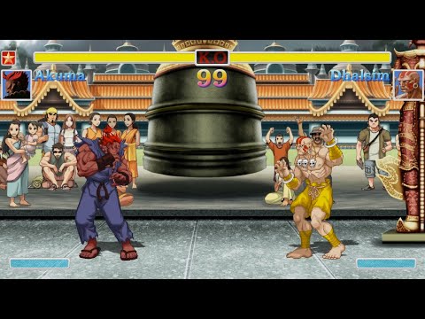 Shin Akuma vs Dhalsim (Hardest) Ultra Street Fighter 2: The Final