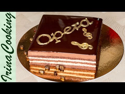 Торт ОПЕРА с Зеркальной Глазурью 🍰 Opera Cake Video
