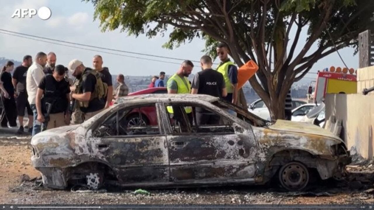 Libano, drone israeliano colpisce un veicolo a sud di Beirut