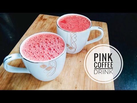 Pink Coffee Drink ~ Kamal’s Homely Recipes