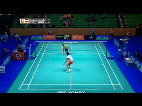 GERMANY OPEN 2022 R32 | ANTHONY SINISUKA GINTING🇲🇨 VS PABLO ABIAN🇪🇸 #germany #open #2022 #bwf