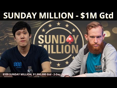 SUNDAY MILLION - $109 - $1M Gtd - Final Table Replay