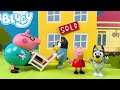 Bluey S New Neighbour Peppa Pig Pretend Play With Bluey Toys Bunya Toy Town