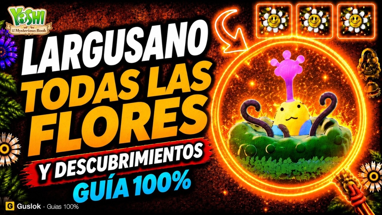Largusano Todos los Coleccionables 100% | Yoshi and the Mysterious Book Largusano Todos los Coleccionables 100% | Yoshi and the Mysterious Book