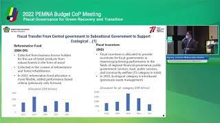[B-CoP] Greening Spending: Indonesia 이미지