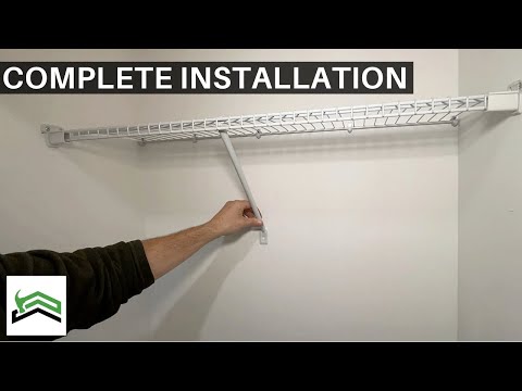 Closet Shelf Installation and Repair | ClosetMaid Wire Shelf Kit