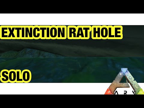 EXTINCTION RAT HOLE SOLO ( ARK : SURVIVAL EVOLVED ) #Shorts