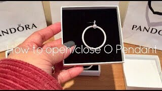 Pandora O Pendant | How to Open/Close O Pendant | Reflexions Mesh Choker Necklace & Curb Chain