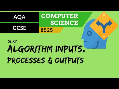 38. AQA GCSE (8525) SLR7 - 3.1 Algorithm inputs, processes & outputs