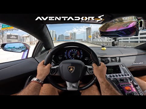 Thumbnail for STRAIGHT PIPED Lamborghini Aventador S POV Drive —  INSANE V12 APHRODISIAC! by Lamborghini Aventador