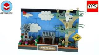 LEGO Creator 40651 Australia Postcard - LEGO Speed Build Review by AustrianLegoFan