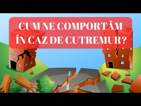 HOW DO WE BEHAVE IN CASE OF AN EARTHQUAKE? || informative material