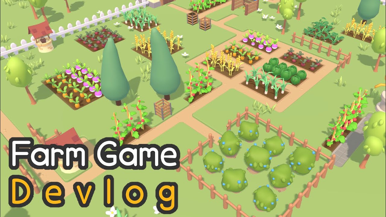 Homegrown Devlog: Fruit Bushes, Fences, Tomato Canes!