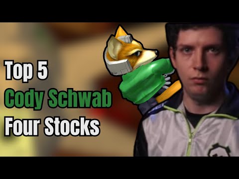 Top 5 Cody Schwab Four Stocks - Super Smash Bros. Melee