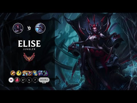 Elise Jungle vs Talon - KR Grandmaster Patch 12.12