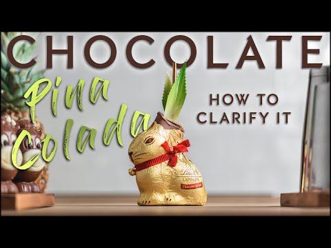 CHOCOLATE Piña Colada 2 ways - How to clarify a Pina Colada