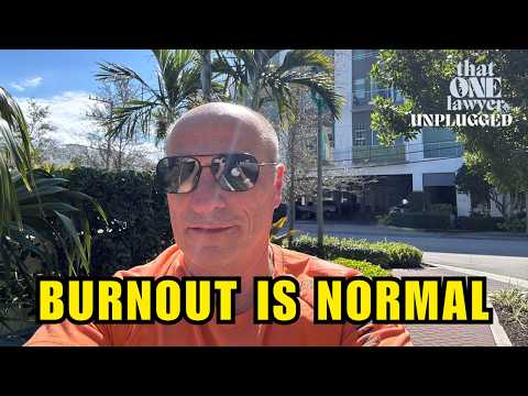 Burnout Is Not the Enemy for Lawyers: Being Surprised By It Is