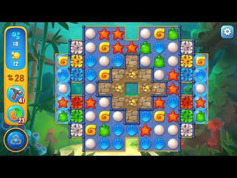 Fishdom level 1253 Gameplay (iOS Android)