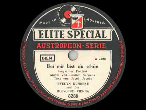 Austrian Swing 1949 Evelyn Künneke - BEI MIR BIST DU SCHÖN