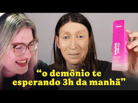 REAGINDO AO FELCA TESTANDO A BASE WEPINK DA VIRGINIA | Cortes da Bel