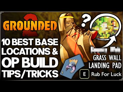 Grounded 2 - How to Build the PERFECT Base - Best 10 Base Location & All Secret Unlocks Craft Guide!