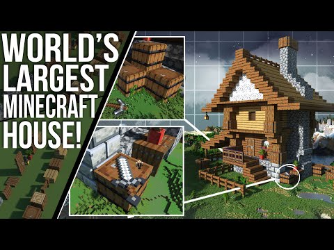 INSANE Enormous Minecraft House Build