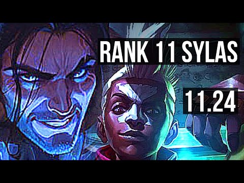 SYLAS vs EKKO (MID) (DEFEAT) | 8 solo kills, Dominating, Rank 11 Sylas | EUW Challenger | 11.24