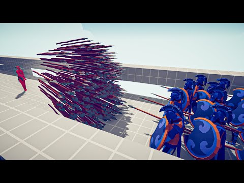 GOD SPEAR THROWER vs EVERY SHIELD UNITS - Totally Accurate Battle Simulator | TABS