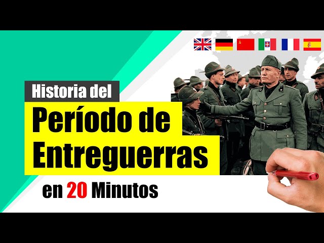 Vídeo relacionado con Las guerras de entreguerras (1919 – 1939): Conflictos internacionales en una paz fallida (Historia)