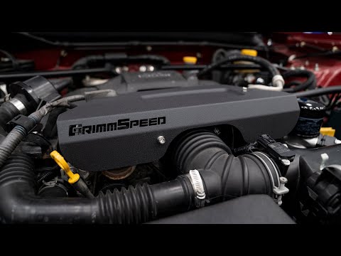 Grimmspeed Hood Struts and Pulley Cover