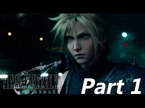 FINAL FANTASY 7 REMAKE DEMO Walkthrough Gameplay Part 1- INTRO - (No Commentary)